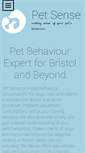 Mobile Screenshot of pet-sense.co.uk